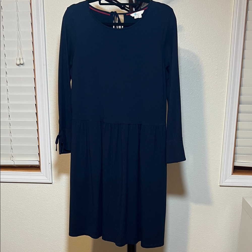Boden Classic Long Sleeve Navy Dress